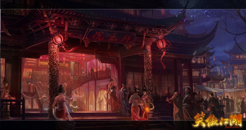图片: 图5：《笑傲江湖》中最著名的风月场所，在游戏中也会有其独特的表现.jpg