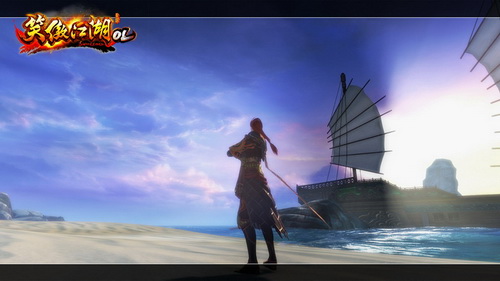 图片: 图5：极具特色的新手村，玩家初入江湖是在一个美丽的海边.jpg
